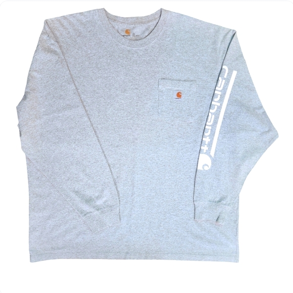 Carhartt Long Sleeve  Crew Neck Workwear Shirt XXL - Picture 1 of 11